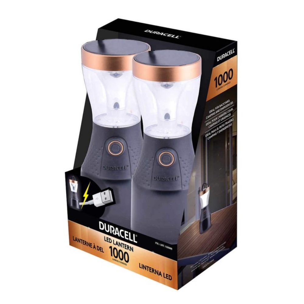 Duracell 1000 Lumen Lantern 2 pack